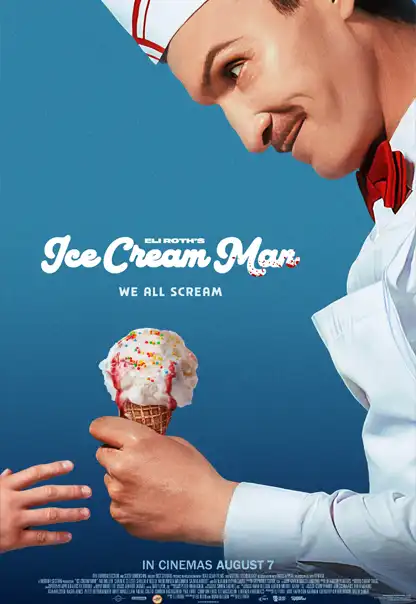 Ice cream man Event poster